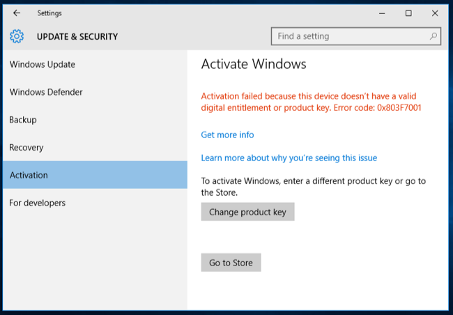 Windows 10 Installation Serial Key