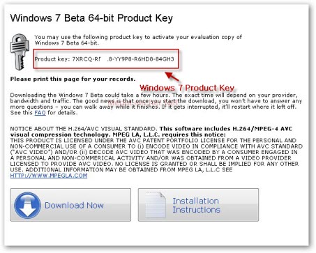 Windows 7 Serial Key Txt